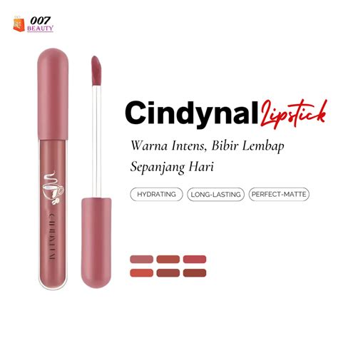 Jual Cindynal Nude Edition Liquid Lipstik Matte Silky Glass Lip Glaze Lipstik Korean