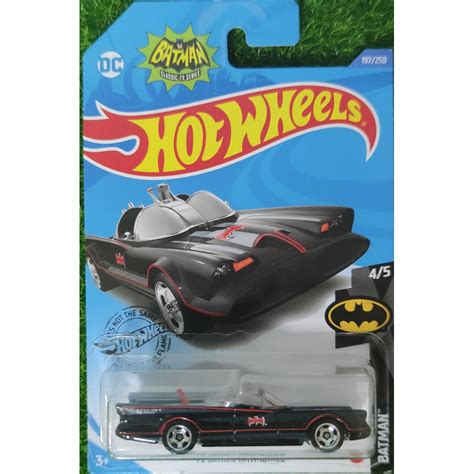 Hot Wheels Hw Batman Tv Series Batmobile Shopee Malaysia