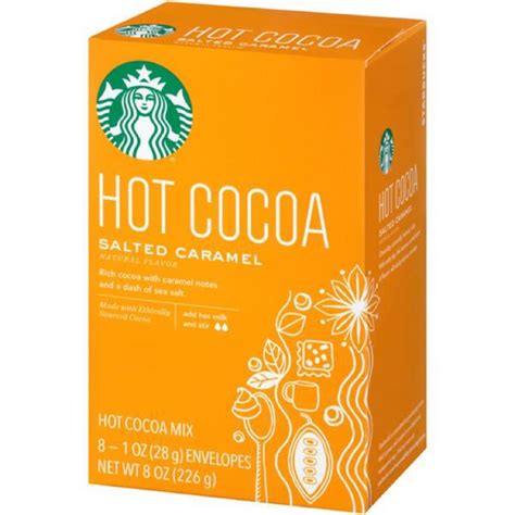Starbucks Hot Cocoa Salted Caramel สตารบคส ซอลเตด คาราเมล ฮอทโกโก มกซ 28g x 8sachets