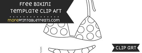 Bikini Template Clipart