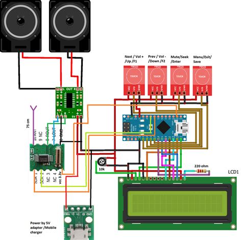 Make Radio With Touch Control By RDA5807M Arduino Project Hub