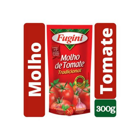 Molho Tomate Fugini Sachê 300gr Tradicional