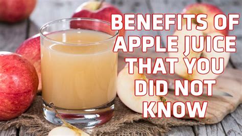 Benefits Of Drinking Apple Juice Every Day YouTube