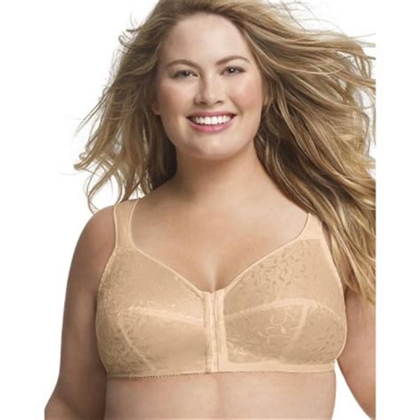 Nude JMS Front Close Wirefree Bra Size D Walmart