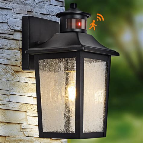 motion sensor outdoor wall light black dusk  nepal ubuy