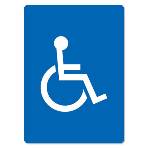 Accessible Toilet Sign - Symbol Only - The Signmaker