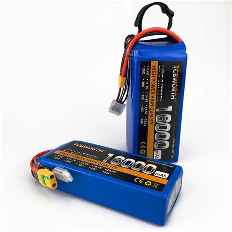 RC LiPo Battery 4S 14 8V 16000mAh 25C 35C RC Airplane Drone Quadrotor