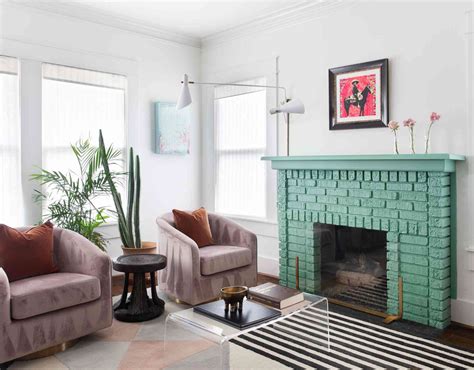 fireplace brick paint ideas 3