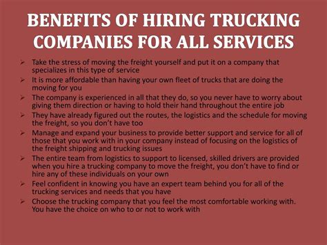PPT - Flatbed Trucking Companies - Facts You Want To Know PowerPoint