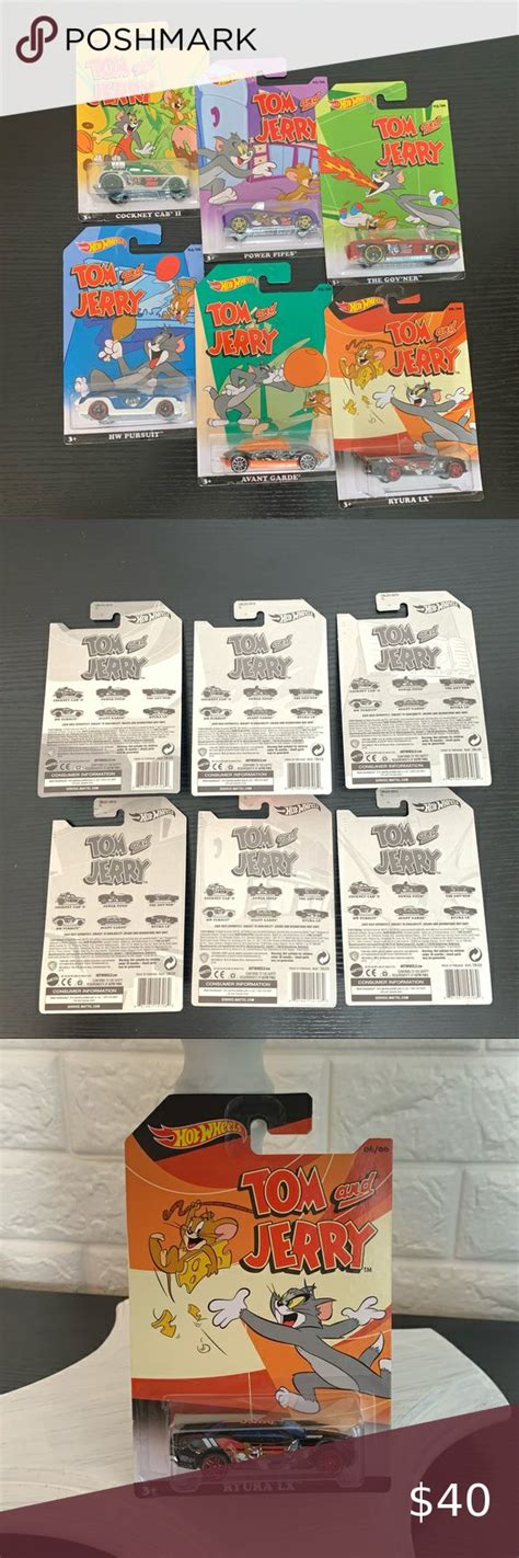 Hot Wheels Tom And Jerry Complete Series Set Tom And Jerry Hot Wheels Mattel Hot Wheels