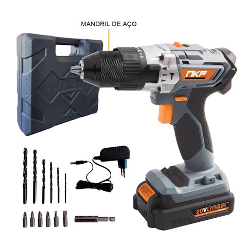 Furadeira E Parafusadeira Down É Boa - Furadeira de Impacto e Parafusadeira à Bateria com 1 Bateria 20V FP20X ...