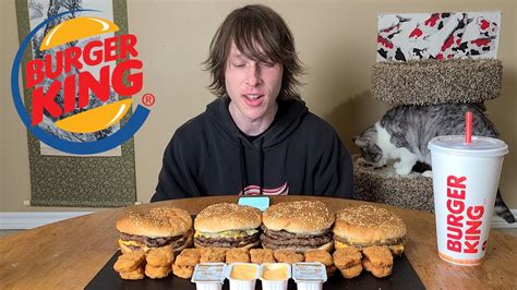 Burger King Mukbang Angry King All Dressed Nuggets More Youtube