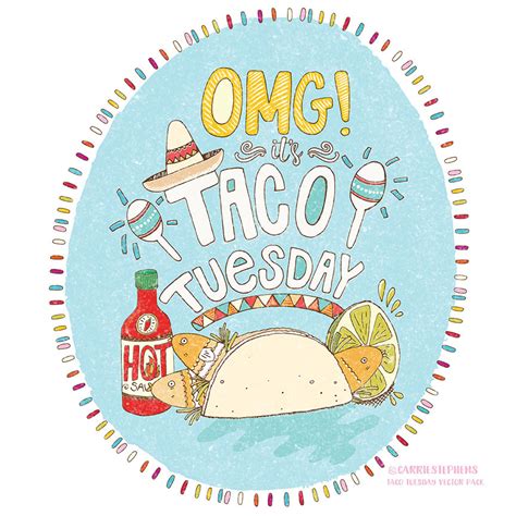 Taco Tuesday, Everyday! Vector Illustrations on Behance