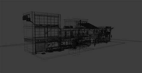 Japanese Street 3d Model Cgtrader