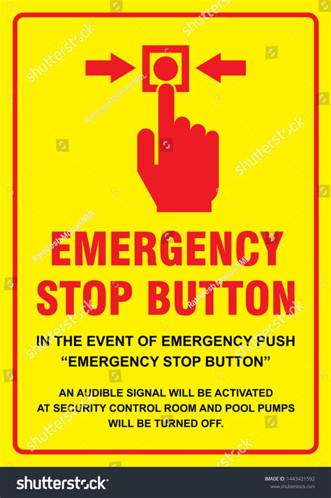 Emergency Stop Poster