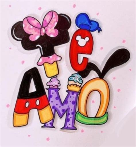 Pin By Ynoava On Cajas Happy Birthday Lettering Disney Doodles Hand