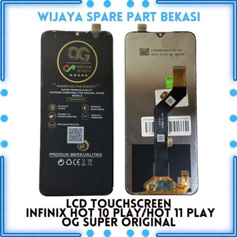 Lcd Inifnix Hot Play Play Og Super X B C D Black Lazada Indonesia