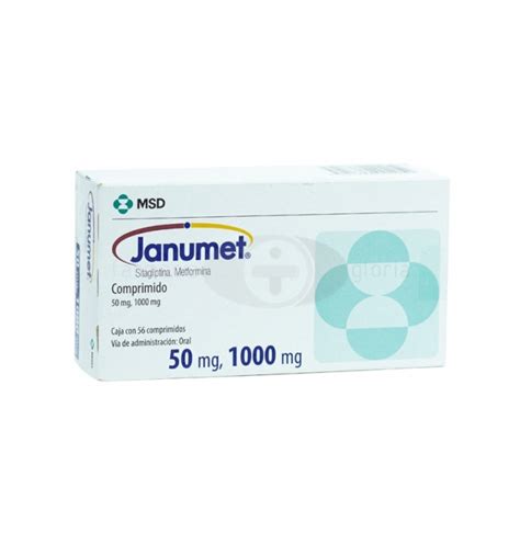 Janumet 50mg 850mg Con 56 Comprimidos