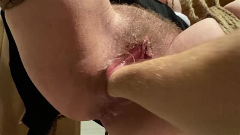 FISTING HIBARI Hung The Slave Girl The Ceiling And Stuck His Hand In His Hairy Pussy TRAILER