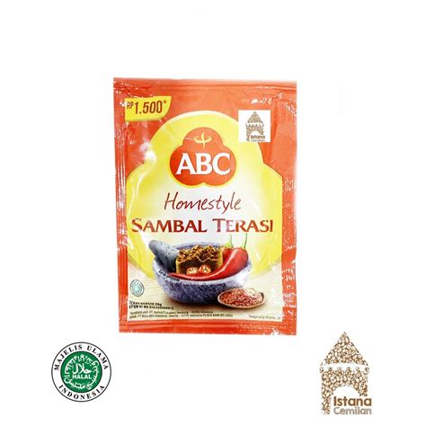 Jual Abc Sambal Terasi Sachet Gram Shopee Indonesia