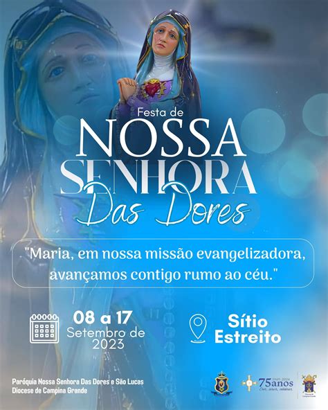 Paróquia de Nossa Senhora das Dores e São Lucas divulga programação da