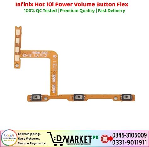 Infinix Hot I Power Volume Button Flex Exclusive