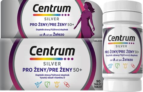 Centrum multivitamín pro ženy 50+ 90 tablet | Pilulka.cz