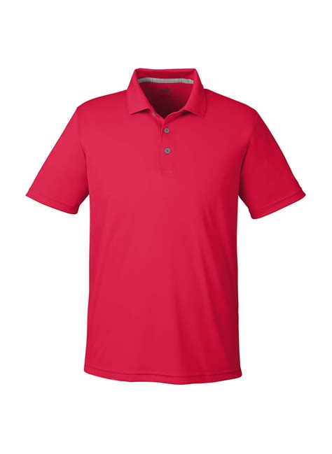 Puma Mens High Risk Red Icon Golf Polo Embroidered Polo Shirt