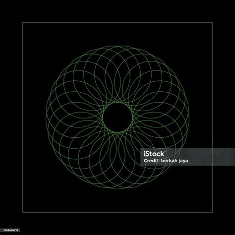 geometrical shape circle design element stock illustration