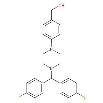 4 4 Bis 4 Fluorophenyl Methyl Piperazinyl Benzyl Alcohol 914349 62 5 Wiki