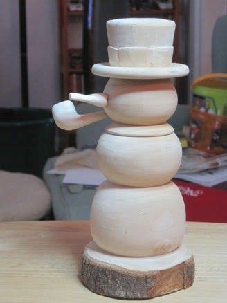 1000 Images About Wood Turned Snowmen On Pinterest