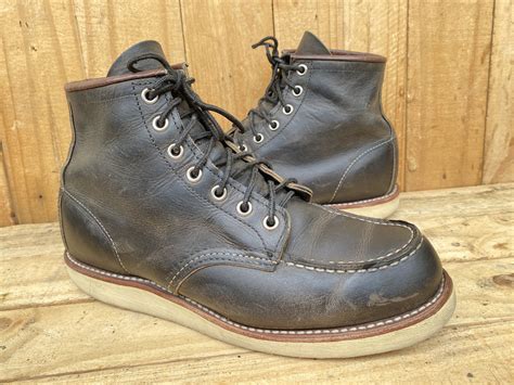 Red Wing Red Wing Heritage 6 Moc Toe Boot Charcoal Black 8849 Grailed