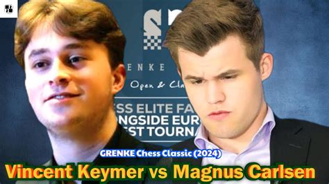 Unbelievable Victory Magnus Carlsen Crushes Keymer In GRENKE Chess