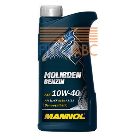 MANNOL 7505 Molibden Benzin 10W-40 (1L) Моторни масла, най-евтина ...
