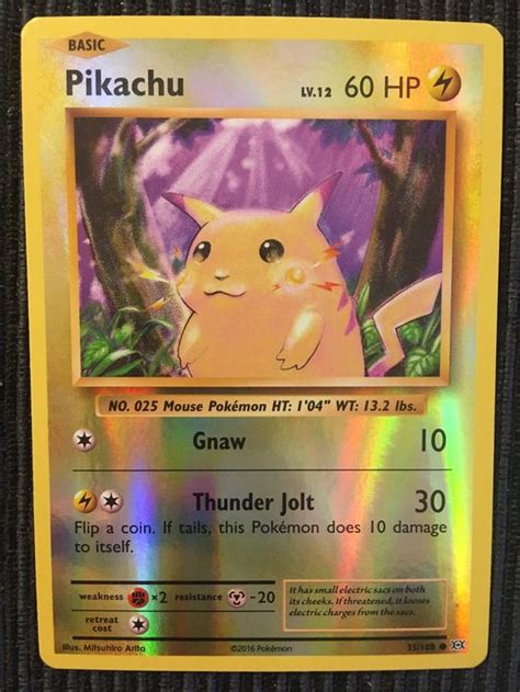 Pikachu Reserve Holo XY Evolutions Booster Frisch Kaufen Auf Ricardo