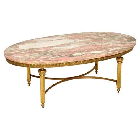 Italian Marble Vintage Coffee Table at 1stDibs