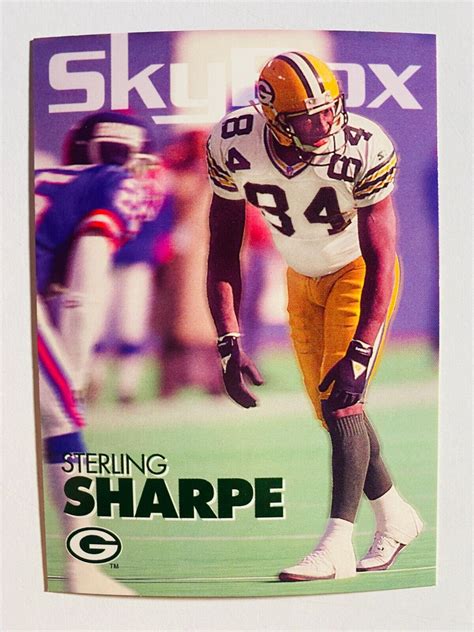 1993 Skybox 109 Sterling Sharpe Nmmt Nfl Football Card Ebay