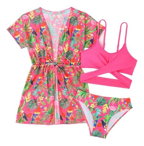 Traje Baño Bikini Niña Playa Nadar Vacaciones pcs MercadoLibre