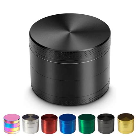 40mm 4 Layer Aluminum Herbal Herb Tobacco Grinders For Smoking Tipsy