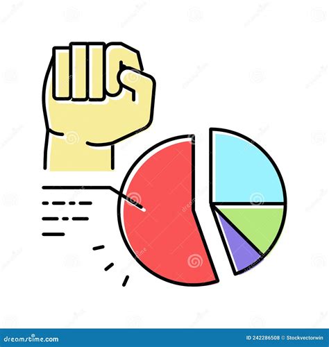 Majority Rule Color Icon Vector Illustration Stock Vector