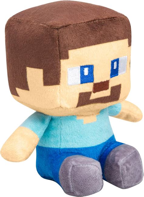 Jinx Minecraft Mini Crafter Steve Plush Stuffed Toy Multi Colored 4 5 Tall Toys