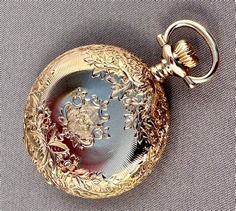 Elgin National Watch Co Solid 14k Gold Pocket Watch In Mint Condition For Sale At 1stdibs 14k