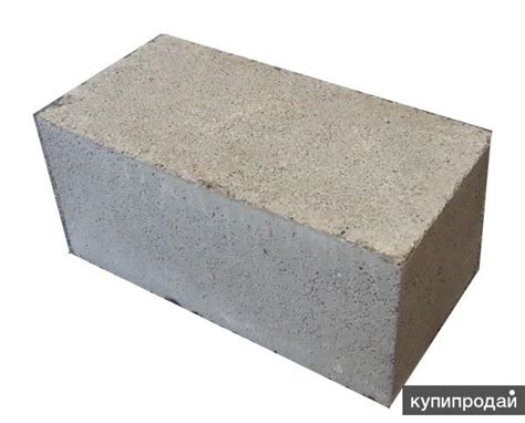 Блок бетонный фундаментный полнотелый 200х400х400мм цена - Купить в ...