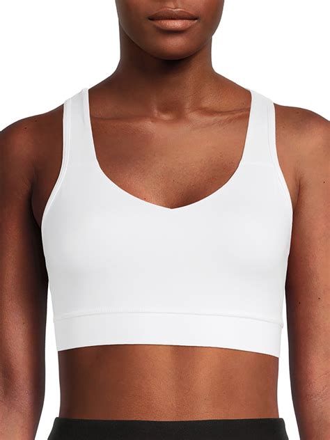 Avia Women S Medium Impact Strappy Sports Bra Walmart