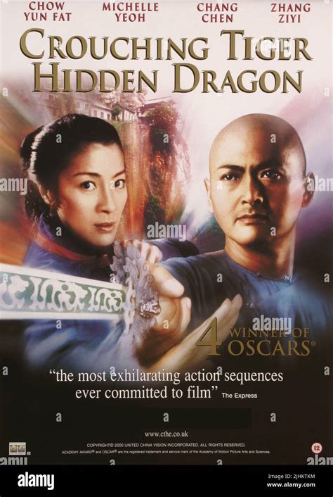 MICHELLE YEOH, CHOW YUN-FAT POSTER, CROUCHING TIGER HIDDEN DRAGON, 2000 ...