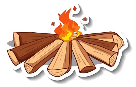 Fire Log Clipart