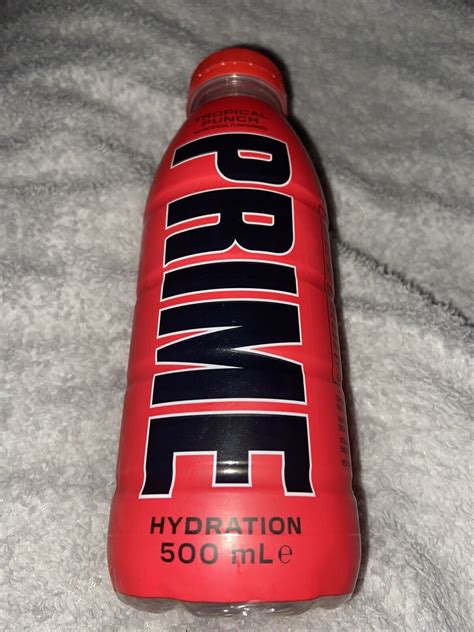 Prime Hydration Energy Drink By Logan Paul KSI Tropical Punch 500ml