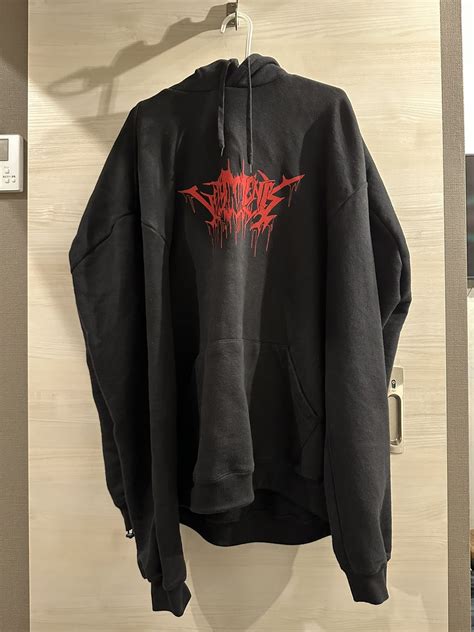 Vetements Metal Tour Hoodie Grailed