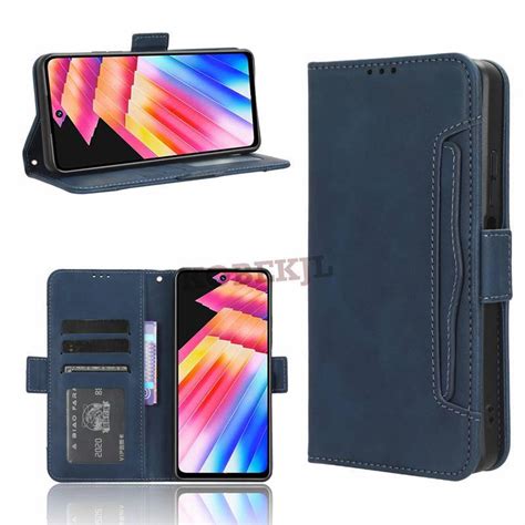 Infinix Hot 30 30i 30Play 20 20i 20S 20Play infinixHot30 Da Lật Nhiều Khe Cắm Thẻ Ví Điện Thoại