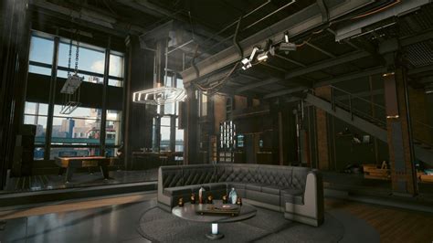 Glen Loft Apartment Cyberpunk Penthouse Interior Architecture